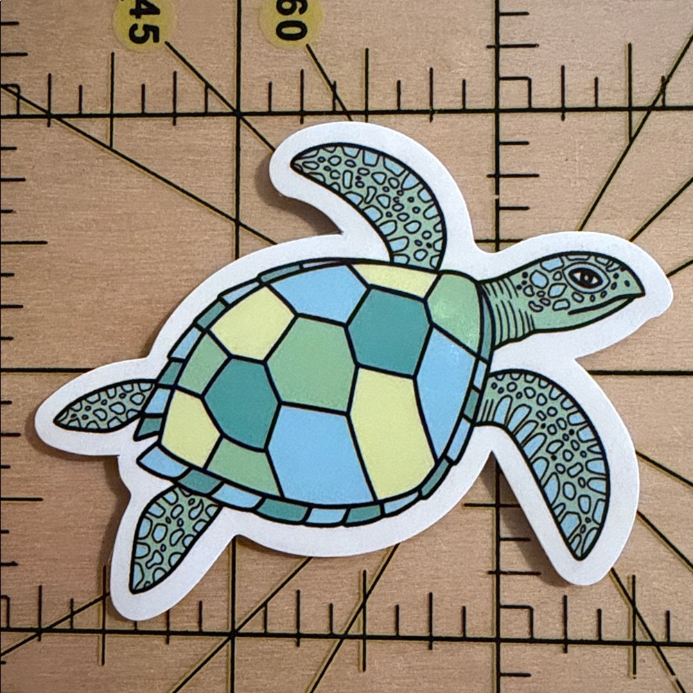 💜13/$13 +Bundle Sticker Sale | Turtle Animal Waterproof Sticker